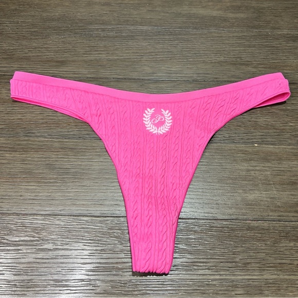 PINK Victoria's Secret Other - NWT Victoria’s Secret PINK High Leg Low Rise Thong Pink Panties XL